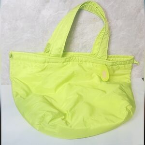 Neon Yellow Tote Bag